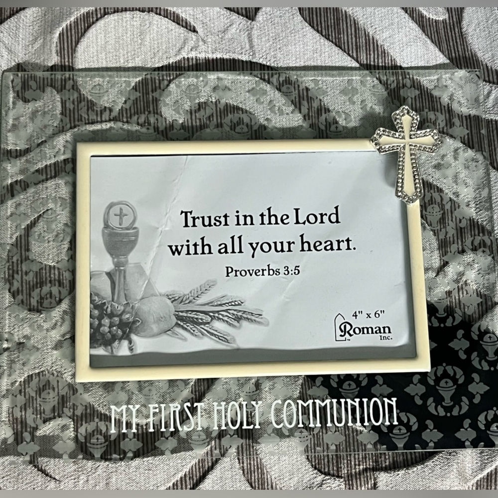 NWT Roman First Holy Communion Picture Frame